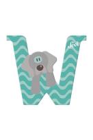 Opakowanie Litera W Weimaraner Zestaw zwierzęcy 12 sztuk