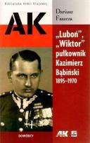 Okładka książki Luboń, Wiktor pułkownik K. Bąbiński  1895-1970