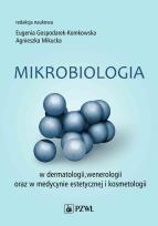 Okładka książki Mikrobiologia w dermatologii, wenerologii oraz w medycynie estetycznej i kosmetologii