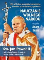 Okładka książki Nauczanie wolnego narodu 1991. W Polsce po upadku komunizmu