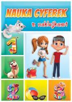Okładka książki Nauka cyferekz naklejkami