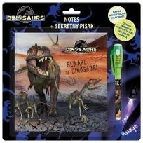 Opakowanie Notes w twardej oprawie+sekretny pisak dinozaur 14