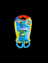 Opakowanie Nożyczki plastikowe Colorino Kids z oczkiem 12,5 cm blister mix.