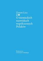 Okładka książki O niemieckich nazwiskach współczesnych Polaków