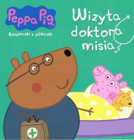 Okładka książki Peppa Pig. Książeczki z półeczki nr wyd. 68. Wizyta doktora misia