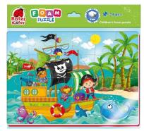 Opakowanie Piankowe puzzle A4. Zabawne obrazki. Piraci