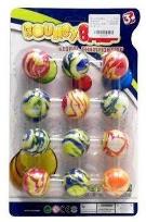 Opakowanie Piłki kauczukowe 4,5 cm 12 szt mix