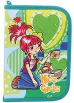 Opakowanie Piórnik jednokomorwy z wypos. Tiger Fans turkusowy