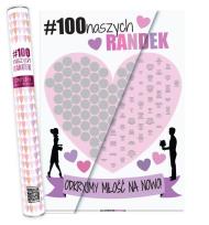 Opakowanie PLAKAT ZDRAPKA DLA PAR 100 NASZYCH RANDEK