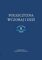 Okładka książki Polszczyzna wczoraj i dziś