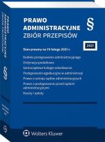 Okładka książki Prawo administracyjne Zbiór przepisów w.37/21