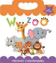 Okładka książki Przygody z kolorowanką. W ZOO