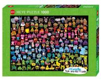 Opakowanie Puzzle 1000 Tęczowe Doodle