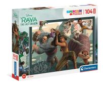 Opakowanie Puzzle 104 maxi super color Raya ostatni smok 23750