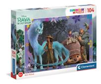 Opakowanie Puzzle 104 super color Raya i ostatni smok 27156
