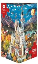 Opakowanie Puzzle 2000 Zamek w Bawarii ( Puzzle+plakat)