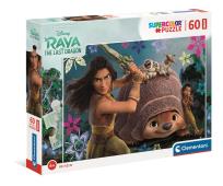 Opakowanie Puzzle 60 maxi super color Raya i ostatni smok 26459