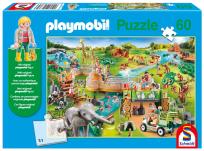 Opakowanie Puzzle 60 Playmobil Zoo + figurka