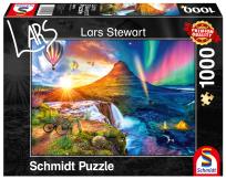 Opakowanie Puzzle PQ 1000 Lars Stewart Islandia dzień/noc G3