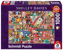 Opakowanie Puzzle PQ 1000 Shelley Davies Gry planszowe retro