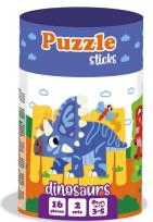 Opakowanie Puzzle sticks. Dinozaury