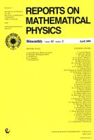 Opakowanie Reports on Mathematical Physics 63/2