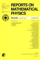 Opakowanie Reports on Mathematical Physics 84/3 Pergamon