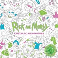 Okładka książki Rick and Morty Książka do kolorowania