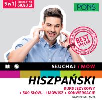 Okładka książki Słuchaj i mów hiszpański pakiet A1/B1