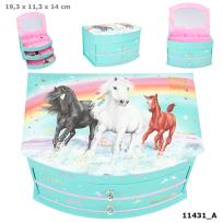 Opakowanie Szkatułka z szufladkami Miss Melody Konie 11431A