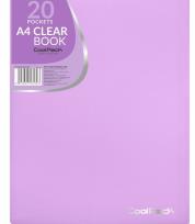 Opakowanie Teczka clear book A4 Coolpack Pastel 20 koszulek fiolet