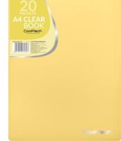 Opakowanie Teczka clear book A4 Coolpack Pastel 20 koszulek żółty