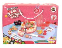 Opakowanie Tort urodzinowy ze świeczką światło/dźwięk 61 el.