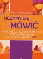 Okładka książki Uczymy się mówić Materiały do alternatywnych i wspomagających metod komunikacji (AAC)