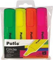 Opakowanie Zakreślacz Patio Glide w etui 4 sztuki