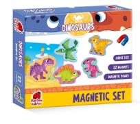 Opakowanie Zestaw magnesów. Dinozaury