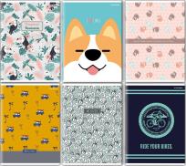 Opakowanie Zeszyt A4/32K linia podw. kol Megamix (10szt)