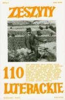 Okładka książki Zeszyty literackie 109