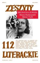 Okładka książki Zeszyty literackie 112 4/2010