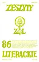 Okładka książki Zeszyty literackie 86 2/2004