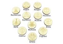 Opakowanie Znaczniki klas postaci