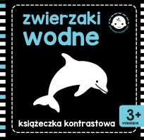 Okładka książki Zwierzaki wodne. Książeczka kontrastowa