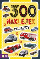 Okładka książki 300 naklejek Pojazdy