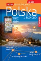 Okładka książki Atlas samochodowy Polski 1: 300 000