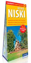 Okładka książki Beskid Niski laminowana mapa turystyczna 1:80 000