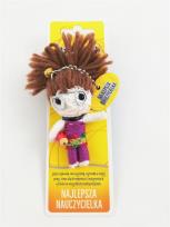 Opakowanie Brelok Kłębek Szczęścia - Najlepsza Nauczycielka