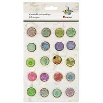 Opakowanie Dekoracje samoprzylepne 3D zalane akrylem 20szt