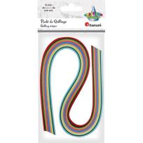Opakowanie Dodatek dekoracyjny Qulling Craft-fun paski do Quillingu 8mm mix