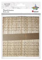 Opakowanie Drewniane patyczki karbowane 10x114mm 50szt