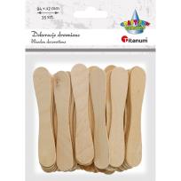 Opakowanie Drewniane patyczki łyżeczki 17x94mm 35szt
